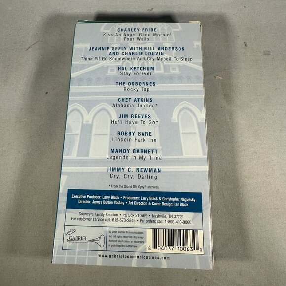 Grand Ole Opry Family Reunion Volume Six VHS 2001 Various Artists Gabriel - Picture 2 of 3